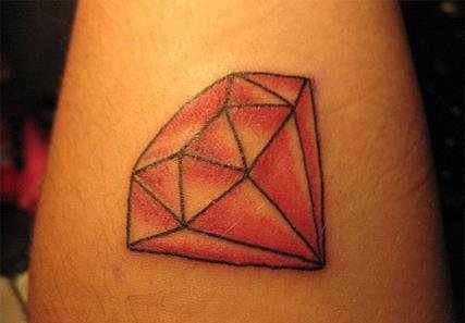名式样漂亮的钻石纹身图案