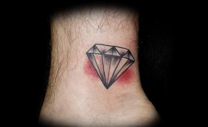 名式样漂亮的钻石纹身图案