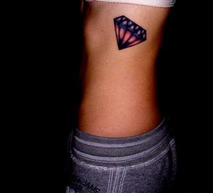 名式样漂亮的钻石纹身图案