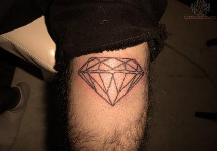 名式样漂亮的钻石纹身图案