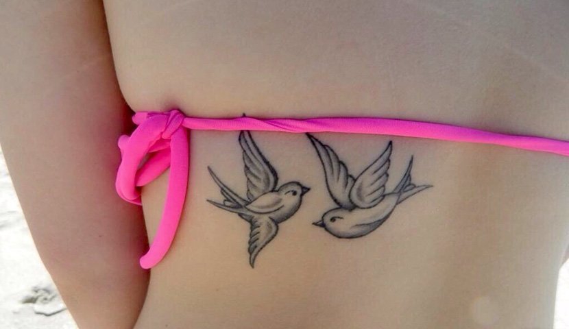 多款漂亮的燕子纹身图案