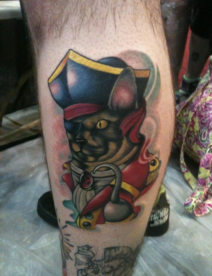 多种风格海盗人物主题纹身图案