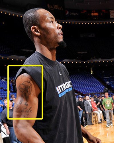 NBA篮球运动员们的帅气纹身图案