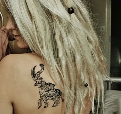 女性也喜欢帅气的部落图腾纹身图案女,女生