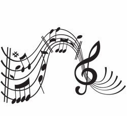 多款精致的音符纹身图案手稿素材