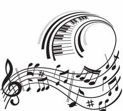 多款精致的音符纹身图案手稿素材