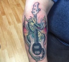 各种个性的音符纹身图案