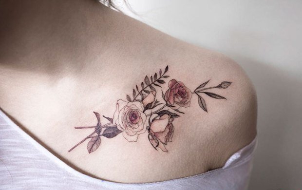 女生多款小清新纹身图案欣赏