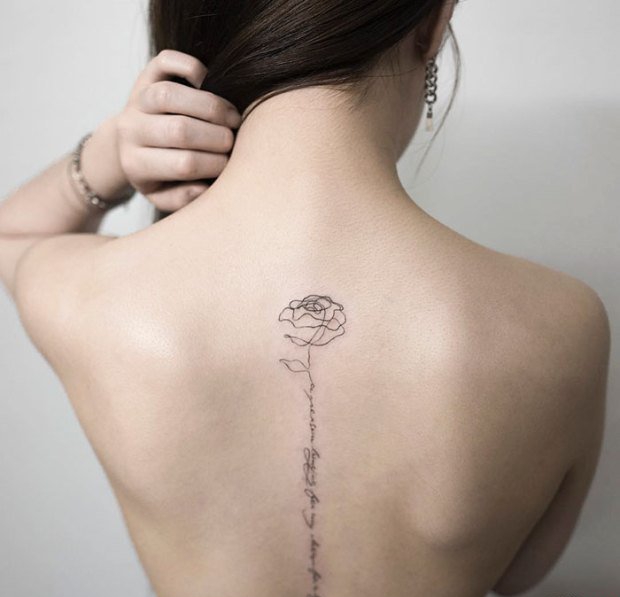 女生多款小清新纹身图案欣赏