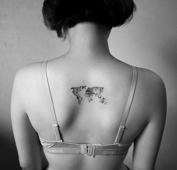 女生多款小清新纹身图案欣赏