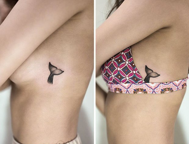 女生多款小清新纹身图案欣赏