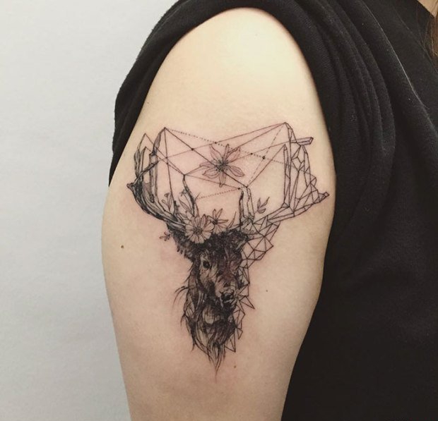 女生多款小清新纹身图案欣赏