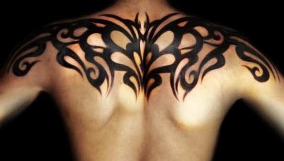 几款男性喜欢的很酷的黑色部落图腾纹身图案