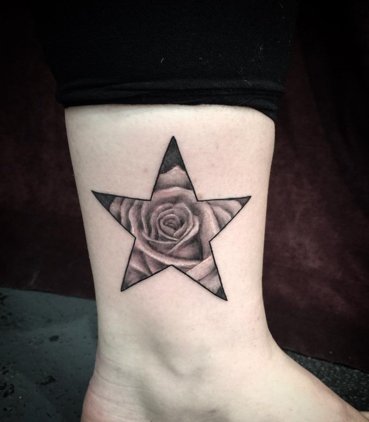 多款漂亮的星星纹身图案