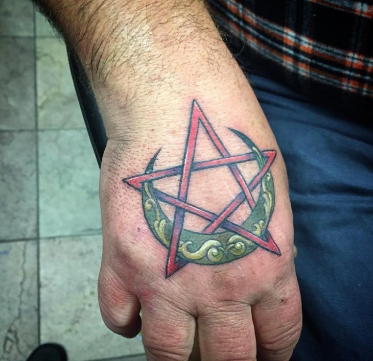 多款漂亮的星星纹身图案