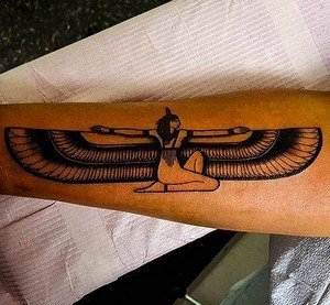 ?古埃及主题荷鲁斯之眼印章及艳后纹身图案