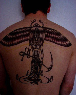 ?古埃及主题荷鲁斯之眼印章及艳后纹身图案