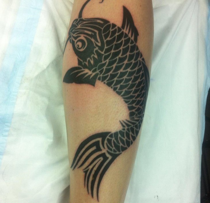 多款超精致的鲤鱼纹身图案