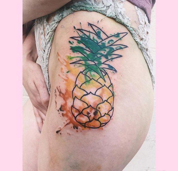 多款惊人的漂亮的水彩纹身图案