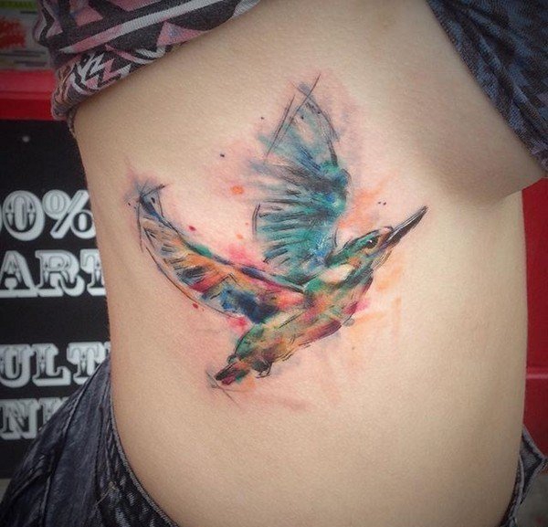 多款惊人的漂亮的水彩纹身图案