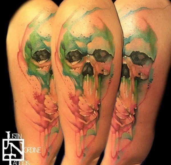 多款惊人的漂亮的水彩纹身图案