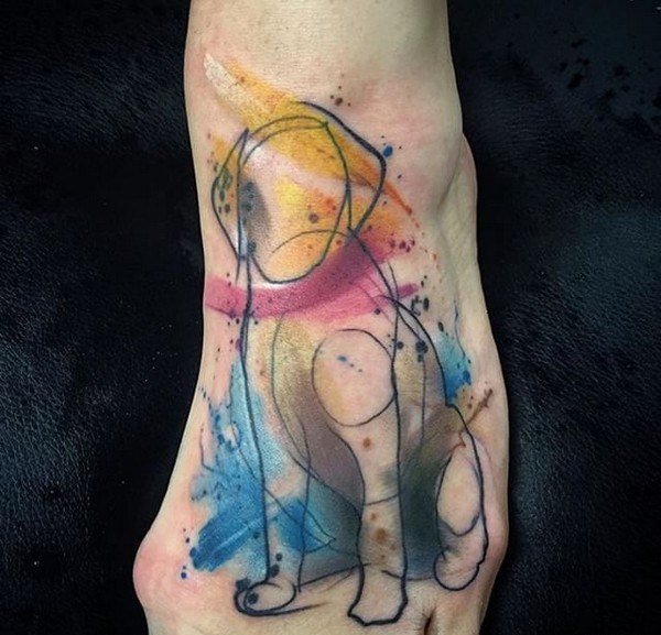 多款惊人的漂亮的水彩纹身图案