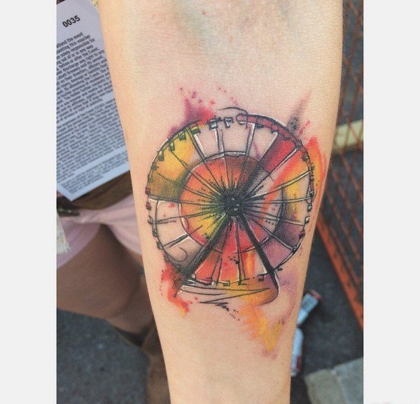 多款惊人的漂亮的水彩纹身图案