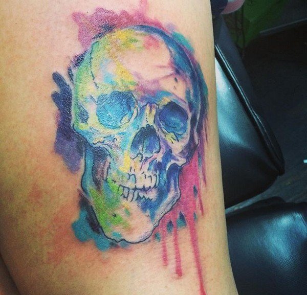 多款惊人的漂亮的水彩纹身图案