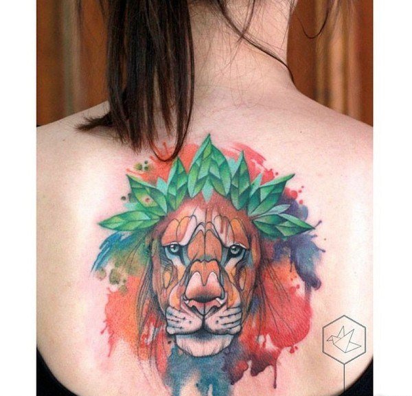 多款惊人的漂亮的水彩纹身图案