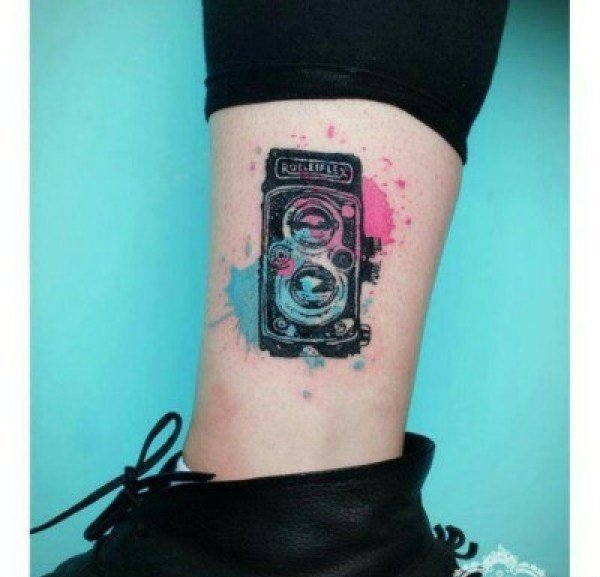 多款惊人的漂亮的水彩纹身图案