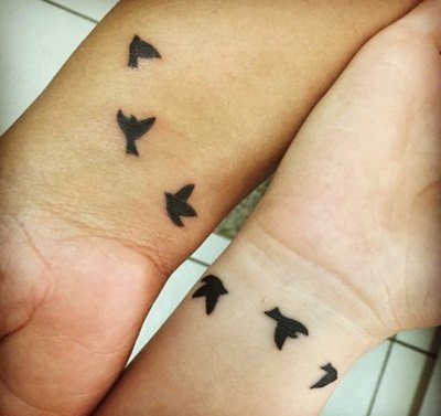 30款有关母女亲情主题纹身图案