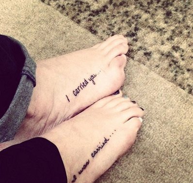 30款有关母女亲情主题纹身图案