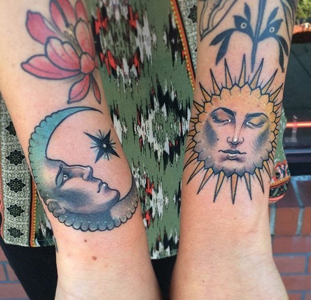 精致漂亮的新传统风格纹身图案欣赏