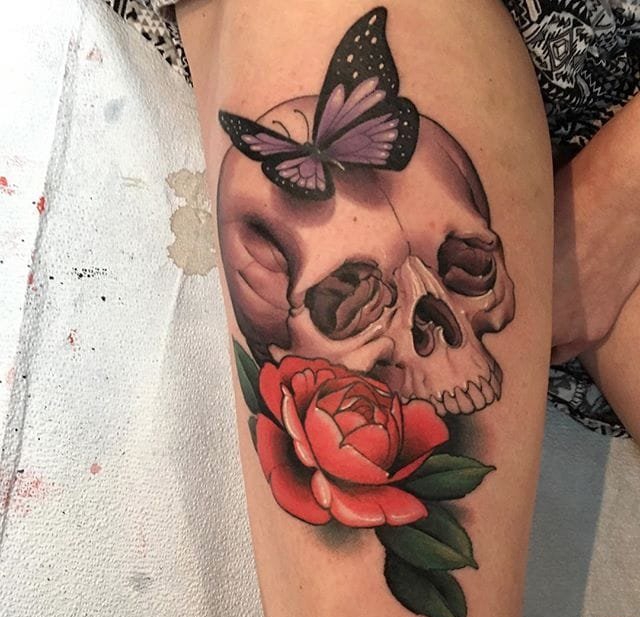 精致漂亮的新传统风格纹身图案欣赏