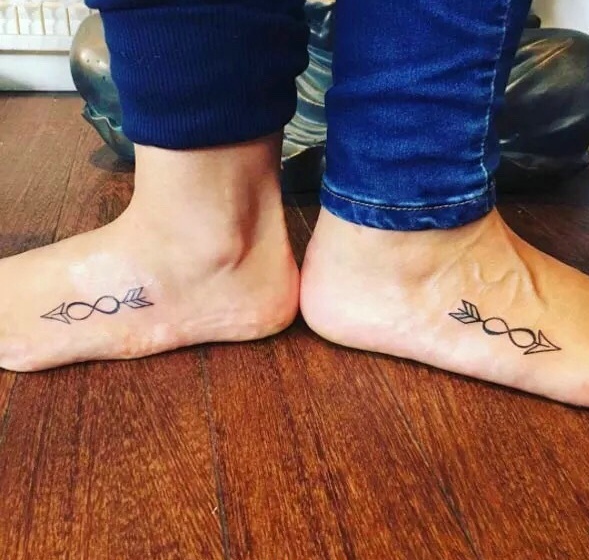 一组非常有纪念价值的情侣纹身图案