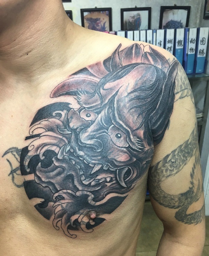 非常酷的经典个性般若纹身图案