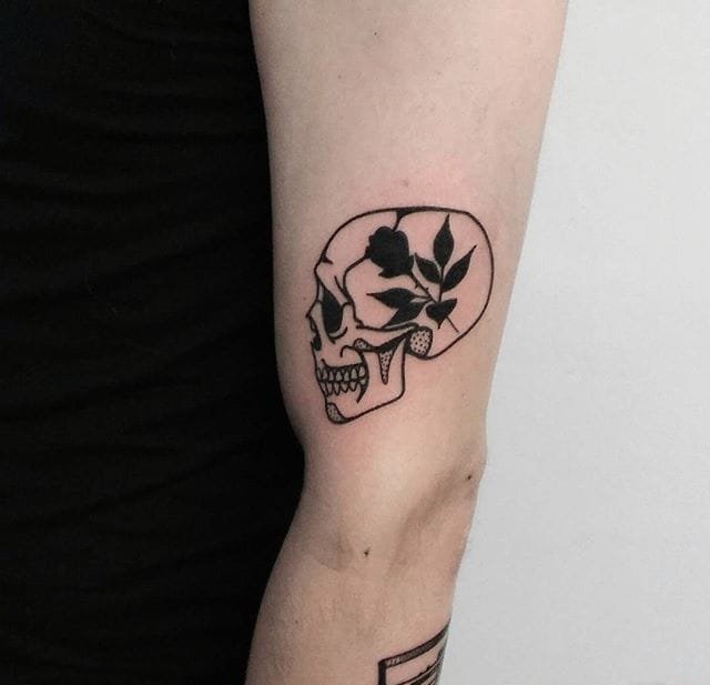 简单有个性的黑白纹身图案来自于汤米