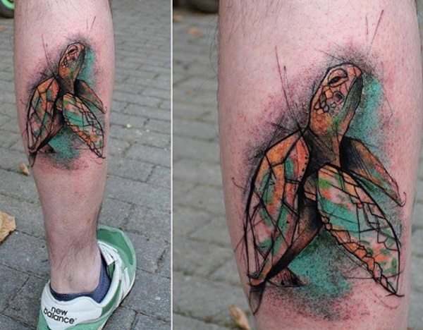 10款个性的绘画素描风格纹身图案