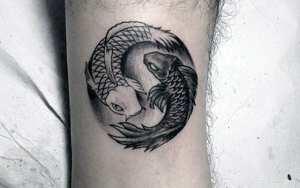 关于阴阳主题风格的纹身图案欣赏