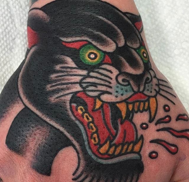 男人最爱的传统动物头纹身图案来自纹身师克里斯