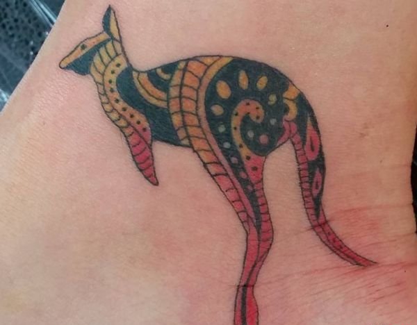 12款可爱的袋鼠纹身图案