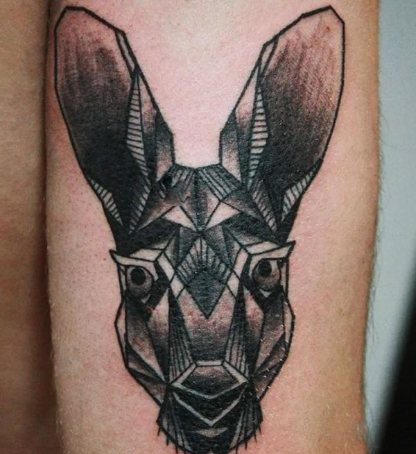 12款可爱的袋鼠纹身图案