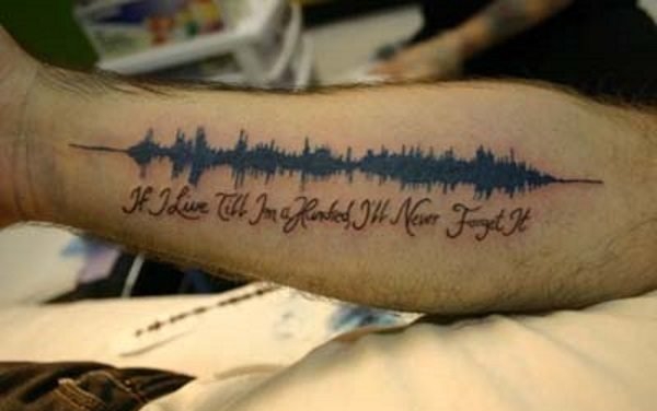 个性的引用多段落英文字纹身图案