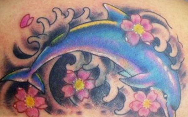 15款漂亮的海豚纹身图案