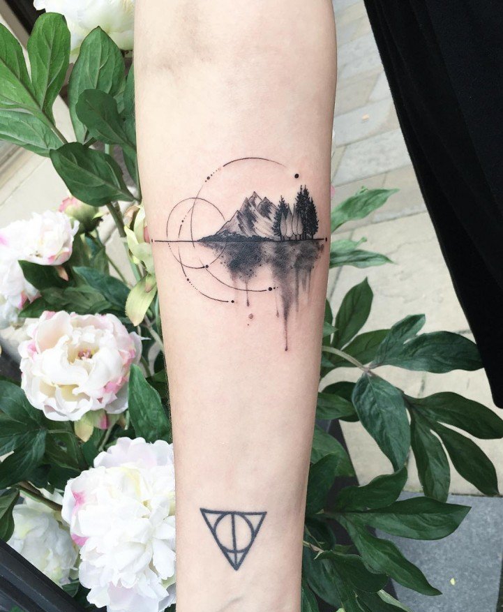 30款精美的手臂上的小圆形纹身图案