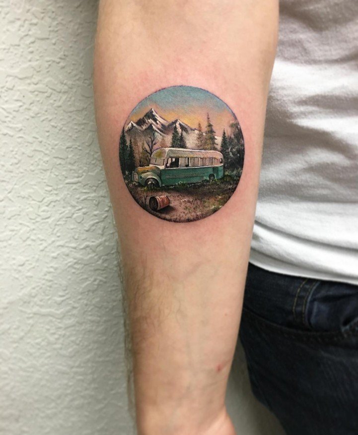 30款精美的手臂上的小圆形纹身图案