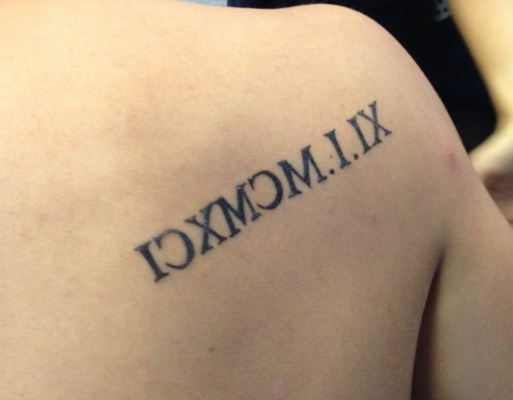 多款个性的罗马数字纹身图案