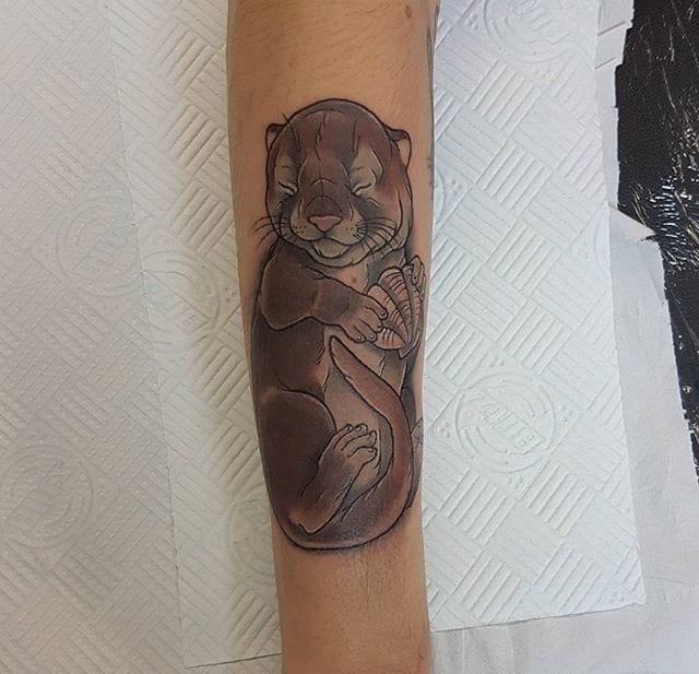 超精美的现实风格各种动物纹身图案来自艾梅布雷