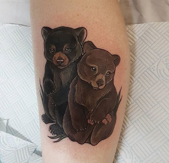 超精美的现实风格各种动物纹身图案来自艾梅布雷