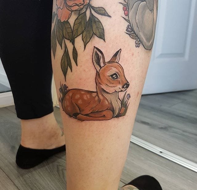 超精美的现实风格各种动物纹身图案来自艾梅布雷